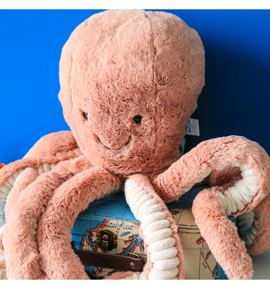 Peluche pieuvre Odell Octopus - 49 cm - Made in Bébé
