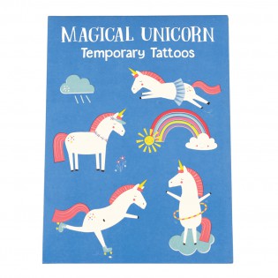 Tatouages temporaires licornes magiques