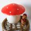 Lampe Veilleuse champignon rouge (M) - Egmont toys
