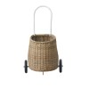 Panier à roulettes en rotin Rattan Original Luggy - Olli Ella