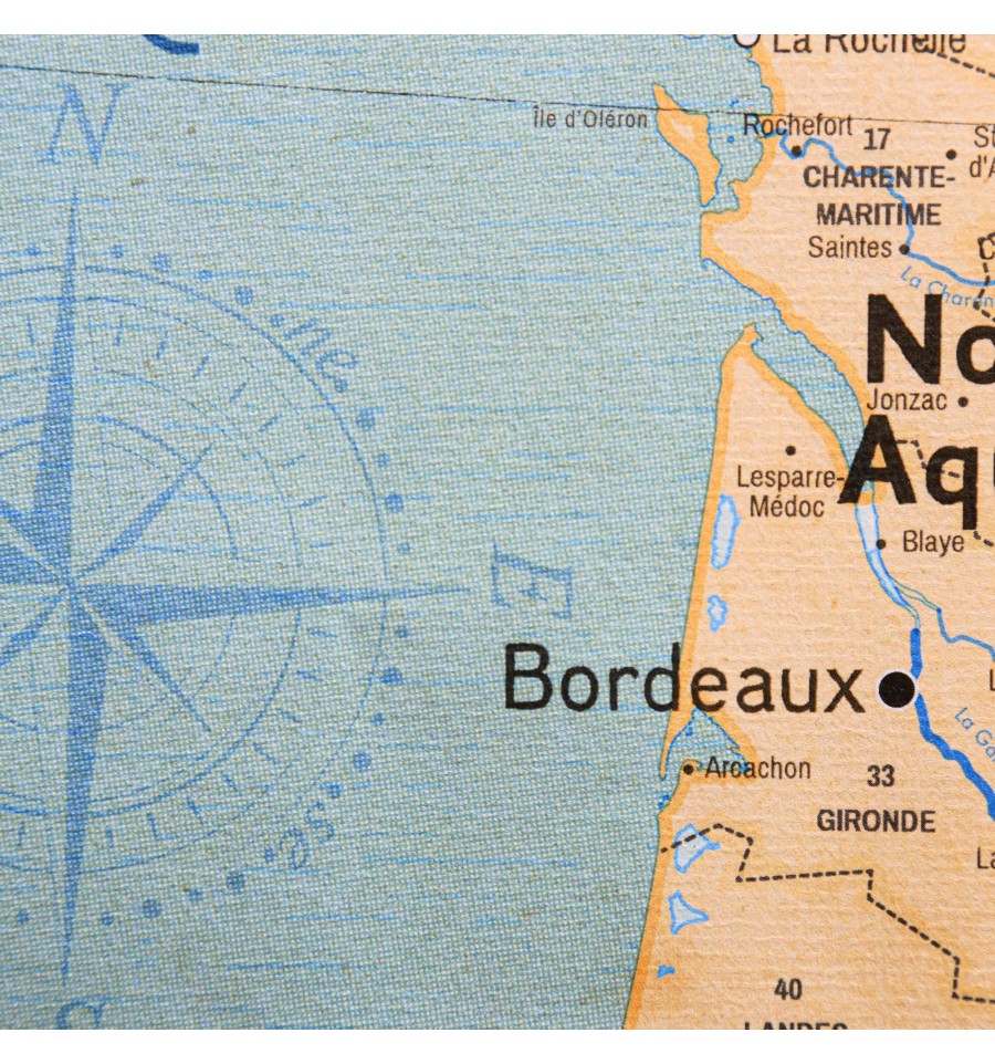 Carte France plastifiée Nouvelles Regions
