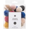 Set de pompons laine Nature - Rico Design