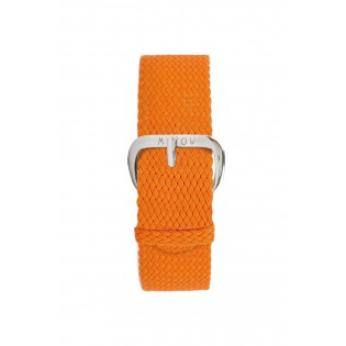 Bracelet de montre Tressé Orange (taille enfant) - montre Millow