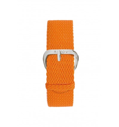 Bracelet de montre Tressé Orange (taille enfant) - montre Millow