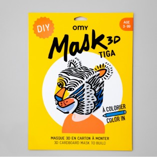 Masque 3D en carton Tigre - Omy