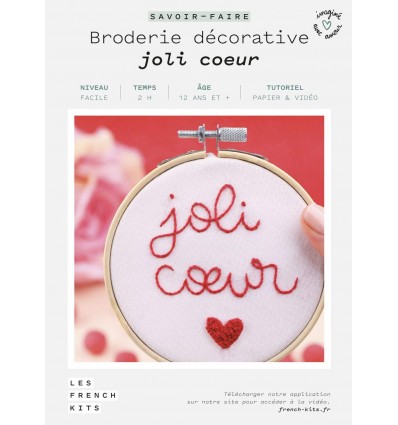Kit broderie Joli Coeur - French Kits