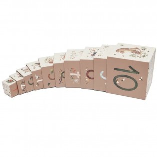 Set de 10 cubes à empiler animaux de la forêt - Petit Monkey