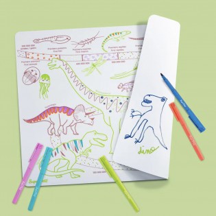 Set de table silicone Dinosaures Learn & Play - Super Petit