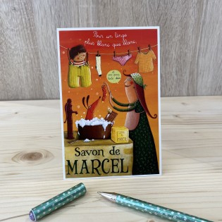 Carte "Savon de Marcel" - Amandine Piu