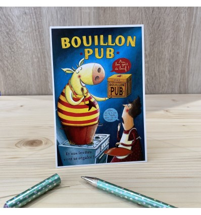 Carte "Bouillon Pub" - Amandine Piu