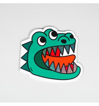 Cahier dinosaure et ses stickers - Omy
