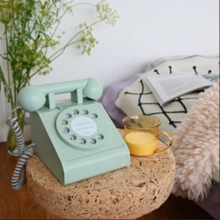 Téléphone rétro vert mint - Kiko+gg