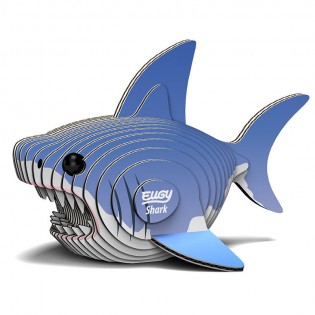 Eugy puzzle Requin 3D en carton