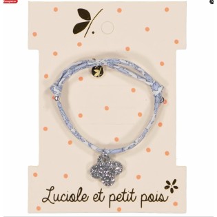 Bracelet liberty D'anjo Cost Bleu - Luciole et Petit Pois