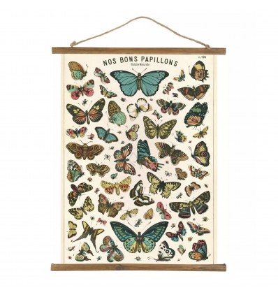 Affiche Nos Bons Papillons - Cavallini & Co