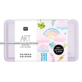 Kit Aquarelle Arc en Ciel - Rico Design