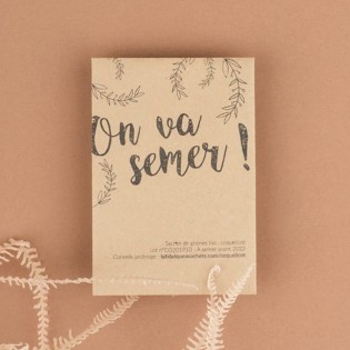 Graines à planter "On va semer" - La Fabrique à Sachets