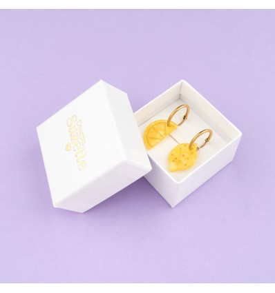 Boucles d'oreilles "Citron" - Coucou Suzette