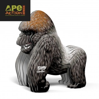 Eugy puzzle Gorille 3D en carton