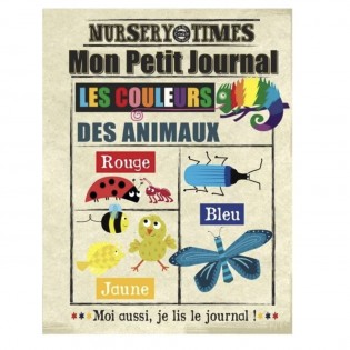 Livre d'éveil à froisser "Les couleurs" - Mon Petit Journal