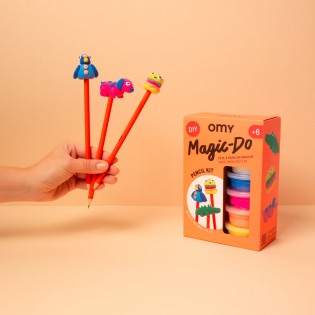 Pâte à modeler Magic do kit crayons - OMY