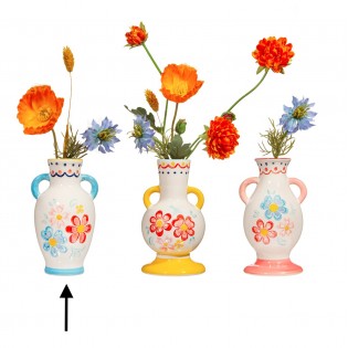 Vase folklorique bleu - Sass & Belle