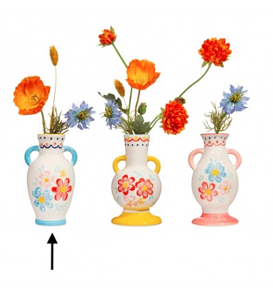 Vase folklorique bleu - Sass & Belle