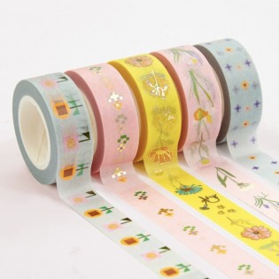 Enveloppe cadeau - Tutti Frutti - pois bleu - masking tape