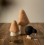 Champignon Morille en feutre, nude - Muskhane