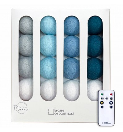 Coffret guirlande lumineuse 16 boules Vague - La Case de Cousin Paul