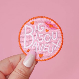 Thermocollant "Big bisou baveux" - Malicieuse