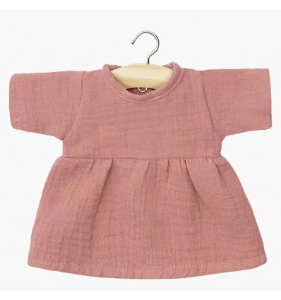 Robe Faustine "Rose thé" - Minikane