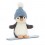 Peluche pingouin peanut en snowboard - Jellycat