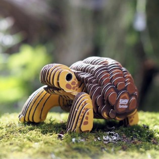 Eugy puzzle Tortue de terre 3D en carton