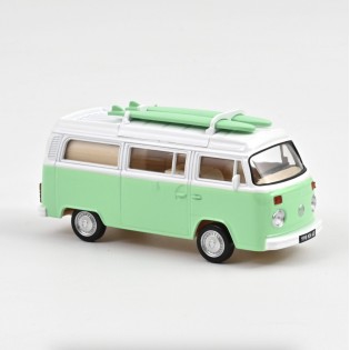 VW Combi T2b Camper Van 1973 Vert - Norev