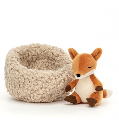 Peluche Renard dans son nid - Jellycat