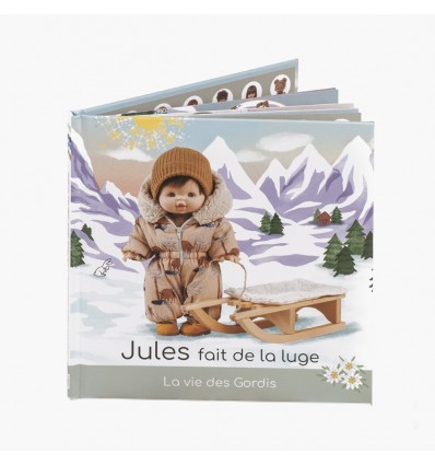 Livre "Jules fait de la luge" - Minikane