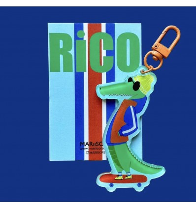 Porte-clés Rico le Croco - Mariisore