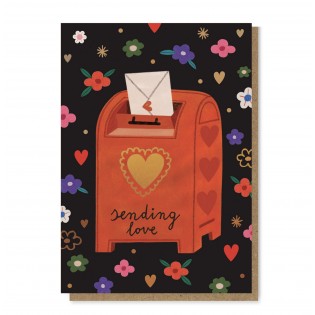 Carte boite aux lettres Sending Love - Daria Solak Illustrations