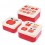 Set de 3 boîtes à goûter Apple - Rex