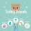 12 gros feutres Teddy Friends - Legami