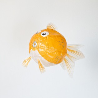 Kami fusen - Poisson orange